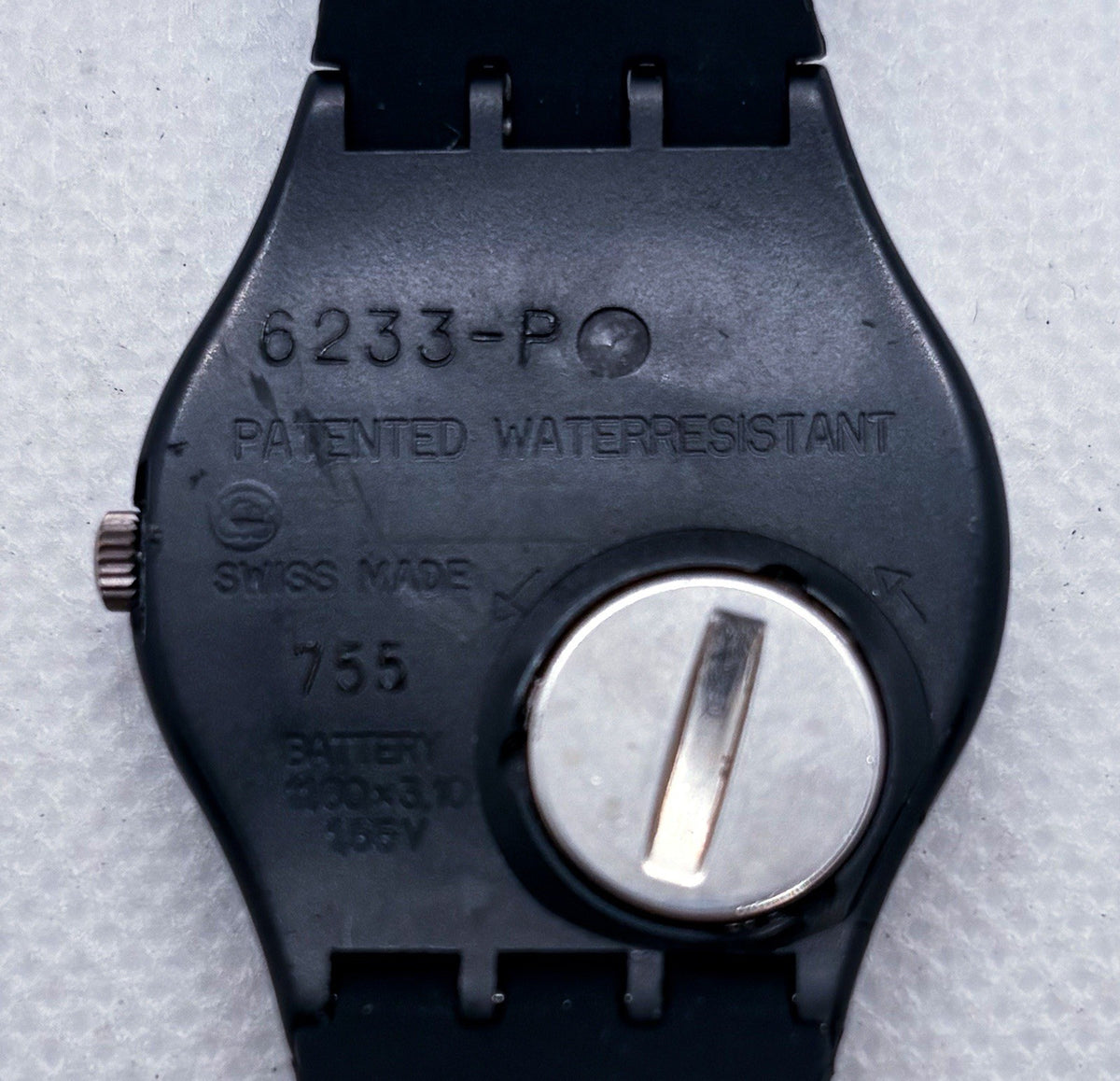 Vintage 1986 Swatch Sir Swatch GB111 Originals Gent Swiss Quartz Watch New Strap
