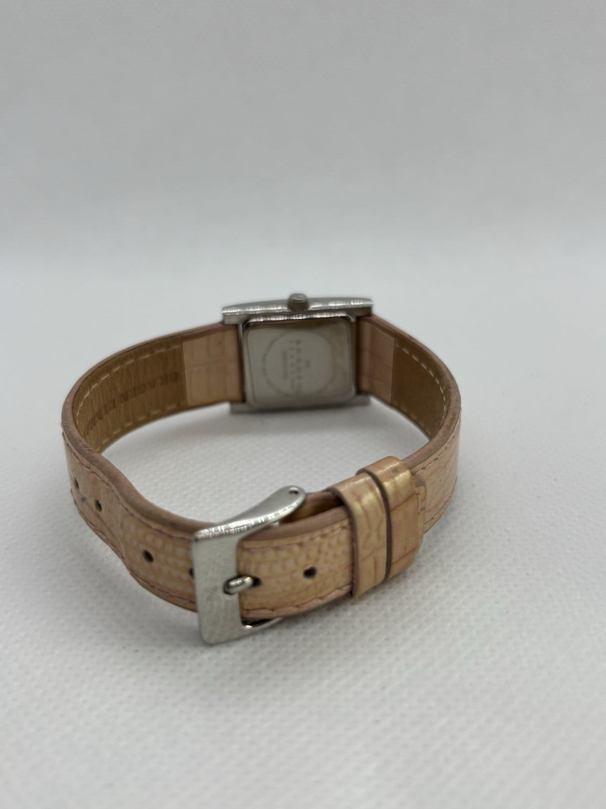 Skagen Steel 528SSLP8A Women's Watch MoP Pearl Face Runs New Battery
