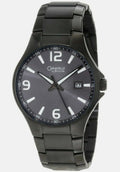 Caravelle by Bulova 45B119 Black Dial Stainless Steel Mens Watch