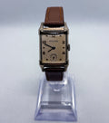 Vintage 1947 Bulova His Excellency Tank 10K GF 21J 7AK Manual Wind Mens Watch