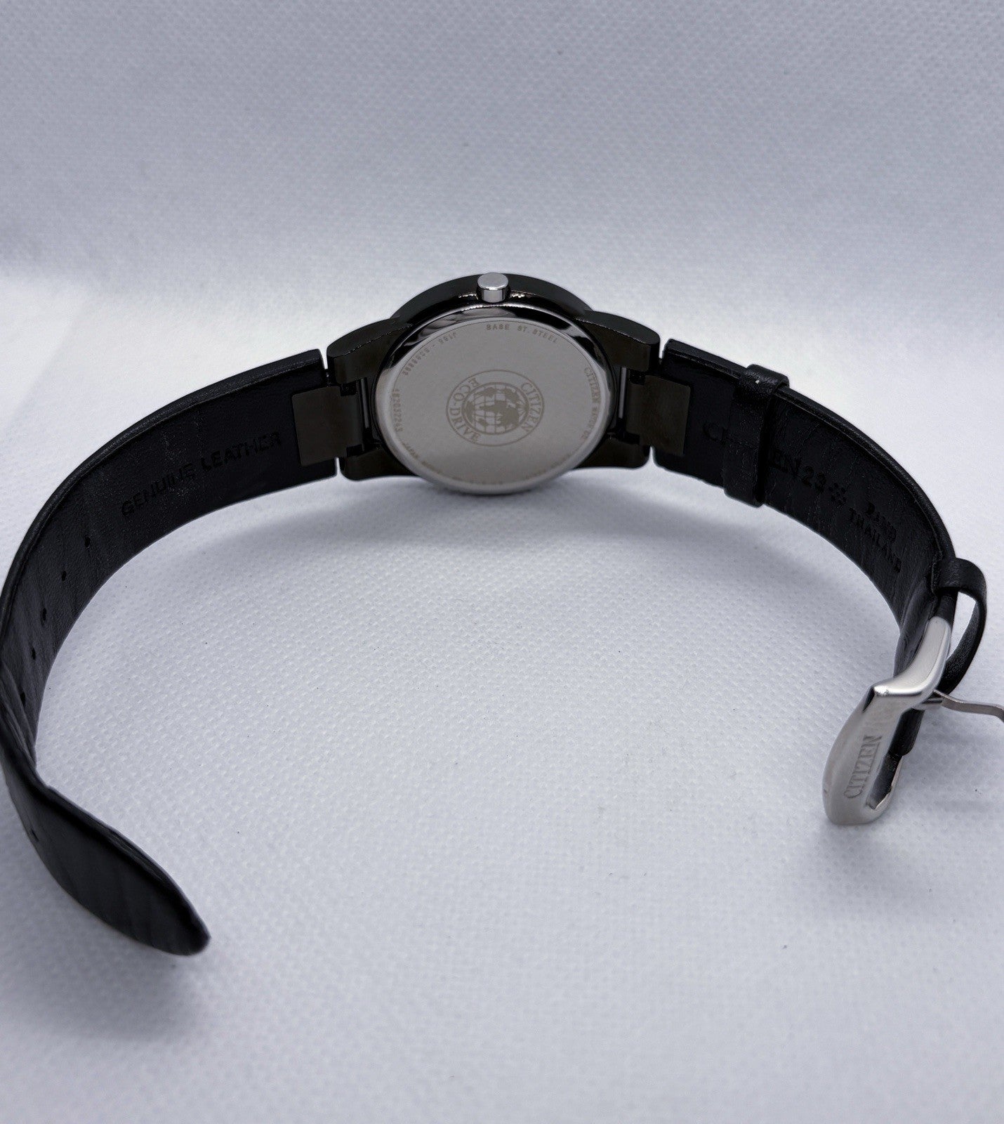 Citizen Eco-Drive Axiom Men’s Watch Black - Leather Band - 40mm Case AU1065-07E