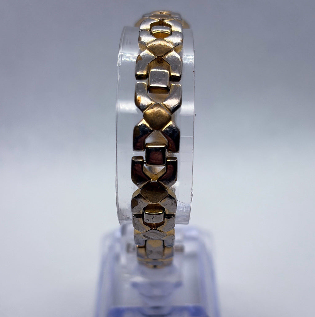 Vintage 1996 Citizen Elegance 5421-S49844 Two Tone Ladies Quartz Jewelry Watch